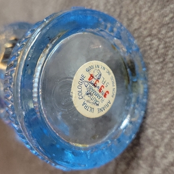 3/$30 Vtg AVON 1980s Glass Perfume Bottles Angel Gingerbread House - Picture 6 of 8